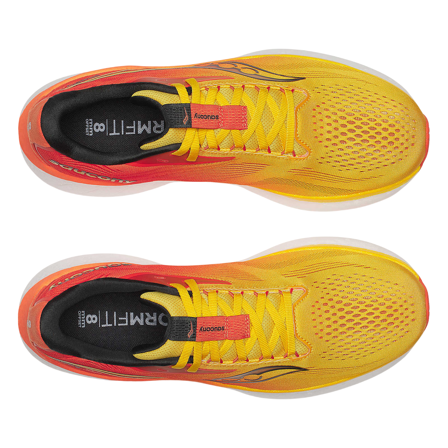 Saucony scarpa da corsa da uomo Ride 18 S21000-140 polline-pepe rosso