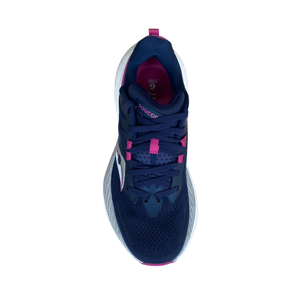 Saucony scarpa da corsa da donna Hurricane 24 S10933-161 blu-fucsia