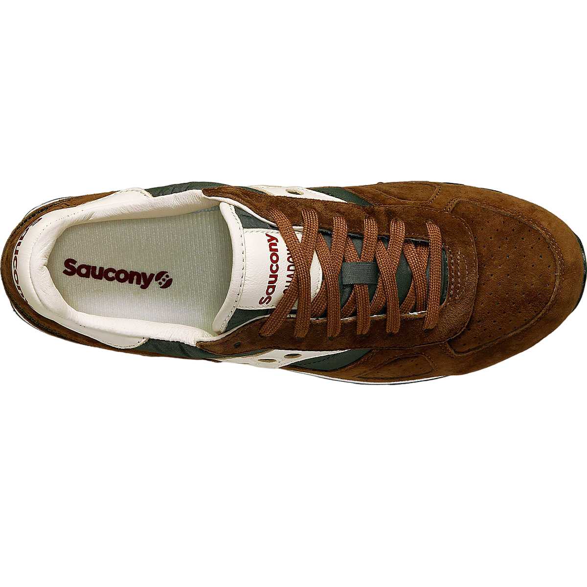 Saucony Original scarpa sneakers da uomo Shadow S70780-3 marrone verde