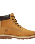 Scarponcino Timberland Junior Chelsea Courma giallo grano con pelle premium, zip laterale e materiali sostenibili ReBOTL