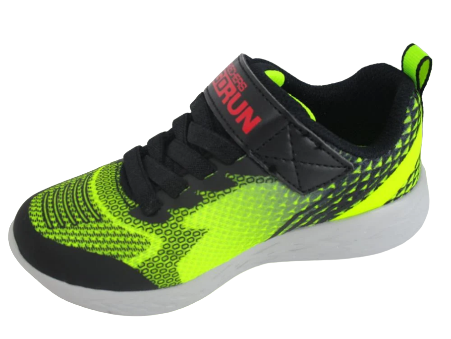 Skechers scarpa da corsa da bambino Go Run 600 Baxtux 97858LYLBK giallo nero