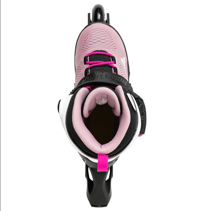 Rollerblade Pattino in linea estensibile da ragazza Microblade 07221900T93 rosa bianco