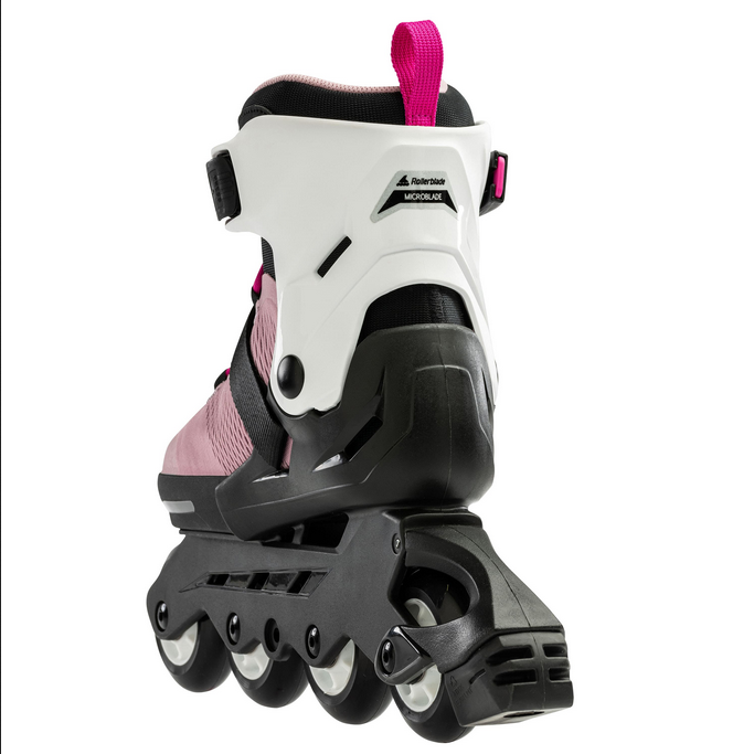 Rollerblade Pattino in linea estensibile da ragazza Microblade 07221900T93 rosa bianco