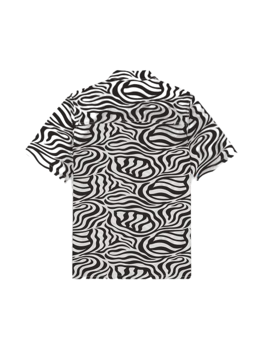 Dickies Camicia da uomo manica corta Clackamas DK0A4Y7JF311 cloud zebra
