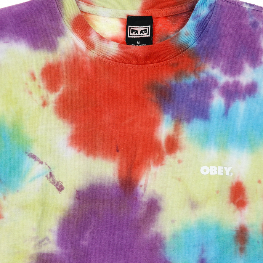 Obey maglietta manica corta da uomo Bold Heavyweight Blotch Tie Dye 163132349 colori vari