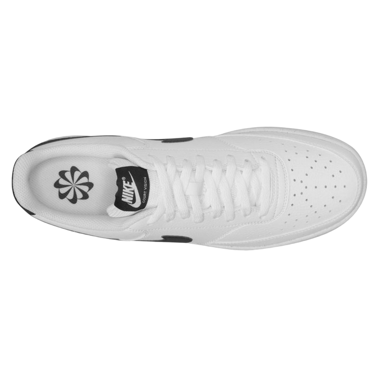 Nike scarpa sneakers da uomo Court Vision Lo NN DH2987 107 bianco-nero-gomma