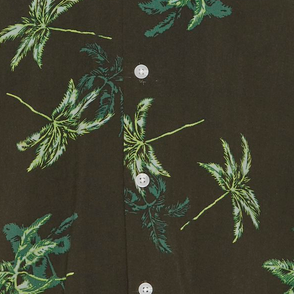 Blend Camicia da uomo manica corta a fantasia Short Sleeved Shirt 20715452 190414 forest night