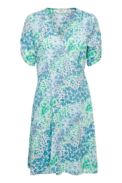 b.young Vestito con scollo a V da donna Bymmjoella Wrap Dress 20811399 201691 blue bell mix