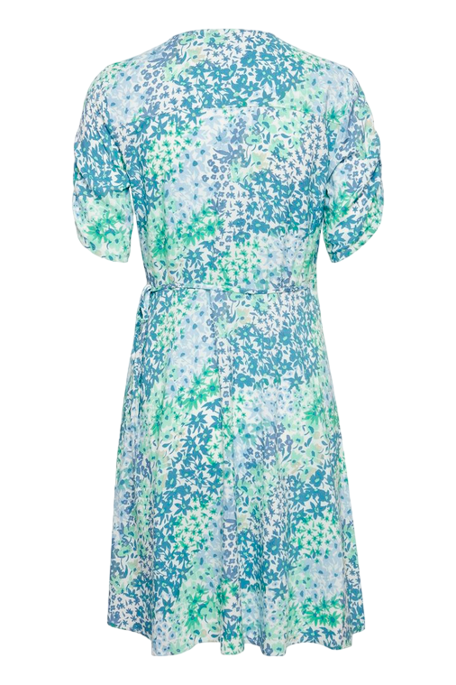 b.young Vestito con scollo a V da donna Bymmjoella Wrap Dress 20811399 201691 blue bell mix