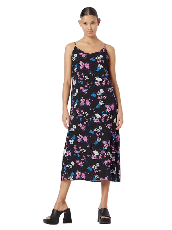 B.young vestito da donna con bretelle Slip Dress 20811227 200453 black mix