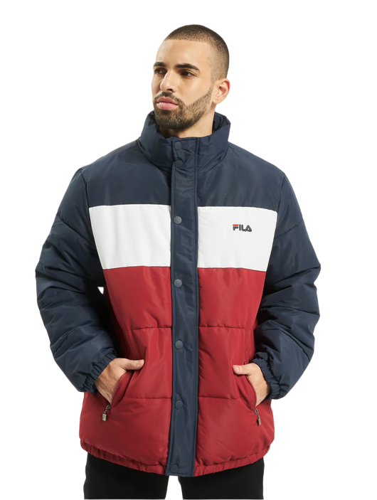 Fila giacca invernale da uomo 661241 A225 blu-bianco-rosso