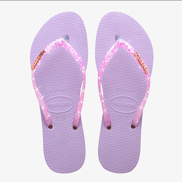 Havaianas ciabatta infradito da donna Slim Glitter Flourish 4.147.122 2297 purple