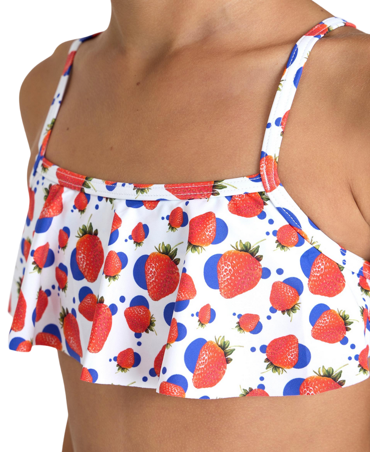 Arena Costume da mare da bambina Bikini Bralette Vintage 006202100 white-multi