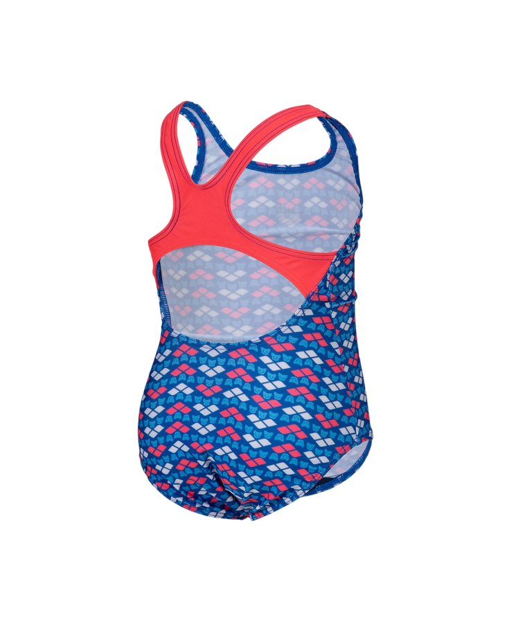 Arena Costume da bagno intero da bambina Frienda stampa Stelle 006302800 fluo red-multi