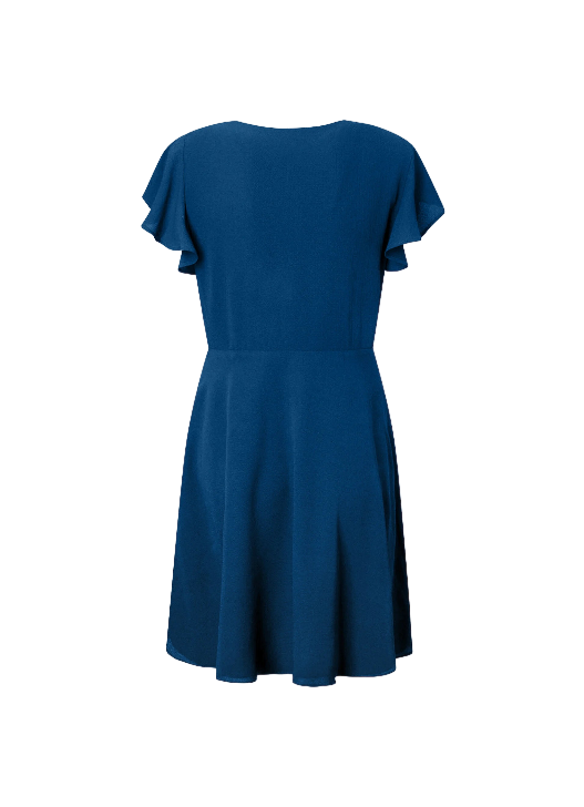 Pepe Jeans Abito da donna con scollo incrociato Patrizia PL953269 588 blu oceano