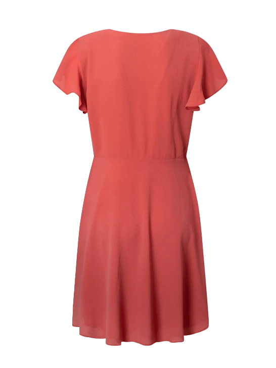 Pepe Jeans Abito da donna con scollo incrociato Patrizia PL953269 217 rosso