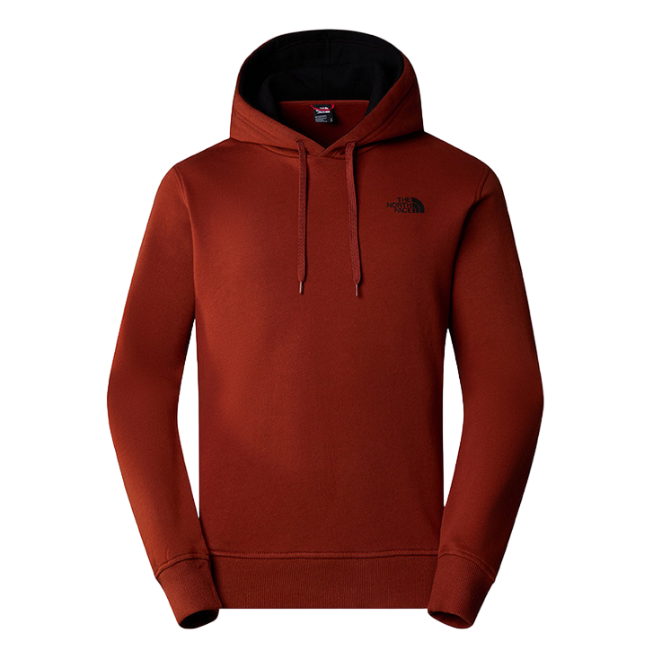 The North Face felpa da uomo con cappuccio Seasonal Drew Peak NF0A2TUVUBC1 marrone brandy