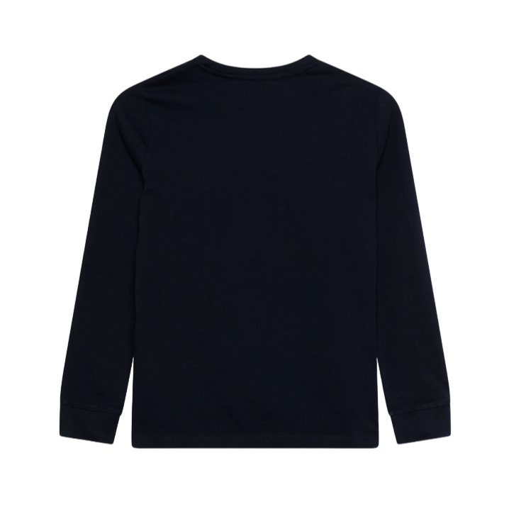 Lee Kids maglietta manica lunga da ragazzo con Logo Wobbly Graphic LEE0004 203 blu