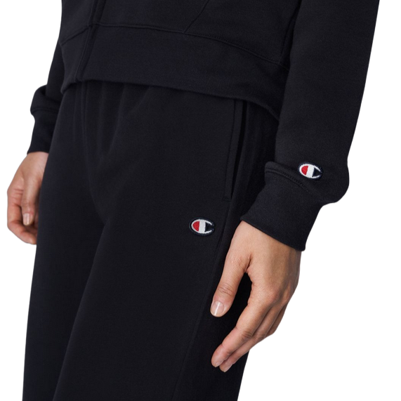 Champion pantalone sportivo a gamba larga da donna Legacy America Classico 116613 KK001 nero