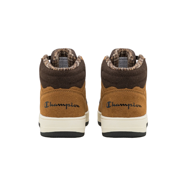 Champion scarpa sneakers alta da ragazzo Rebound Mid Winterized S32719 YS008 giallonero