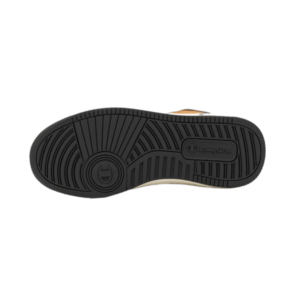 Champion scarpa casual alta da bambino con laccio elastico e velcro alla caviglia S32718 YS008 giallo