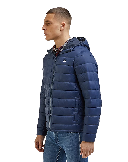 Lee piumino leggero con cappuccio da uomo Puffer 112342992 blu