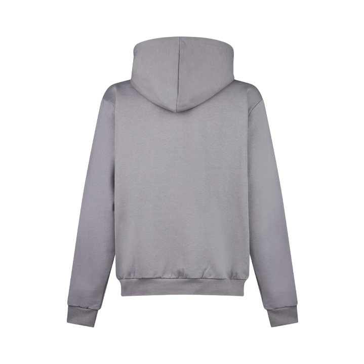 Phobia felpa da uomo con cappuccio e fulmini ricamati bianchi PH00427BLACK grigio