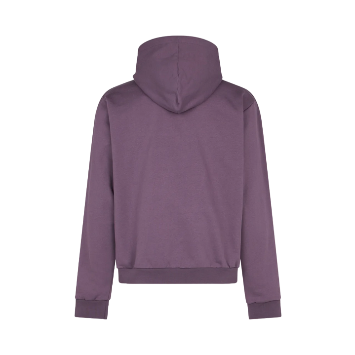 Phobia felpa da uomo con cappuccio con fulmini ricamati viola PH00428PU viola