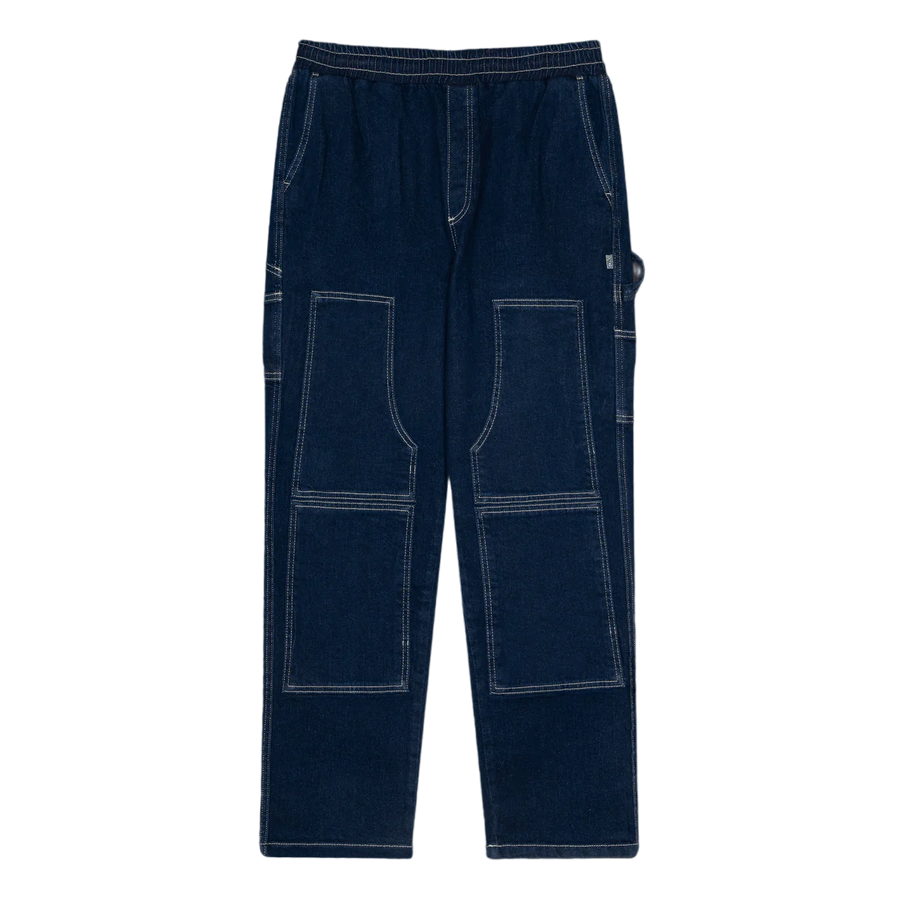 Dolly Noire Pantalone Carpenter in Denim blu pa903-qf-01 indaco