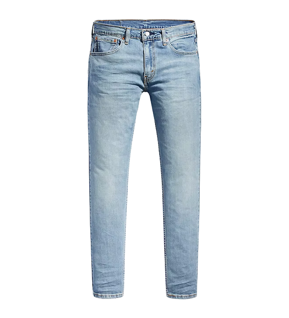 Levi's pantalone jeans da uomo affusolati 512 slim 288330733 blu chiaro