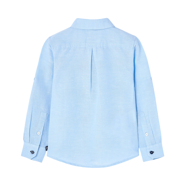 Boboli Camicia di lino da bambino 738288 2294 blu