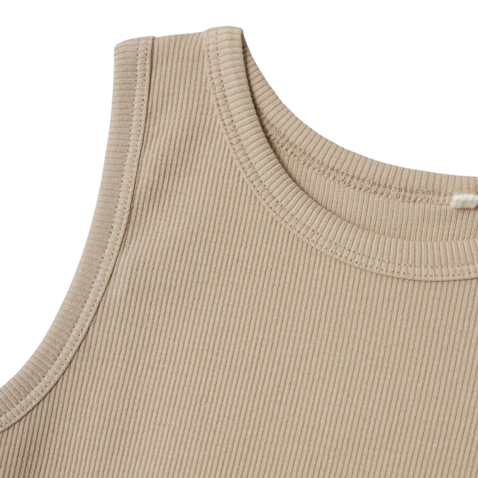Name it canotta corta a costine da ragazza Nakal 13236672 beige