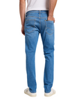 Lee pantalone jeans da uomo Luke Low Stretch 112363975 SILO blu medio