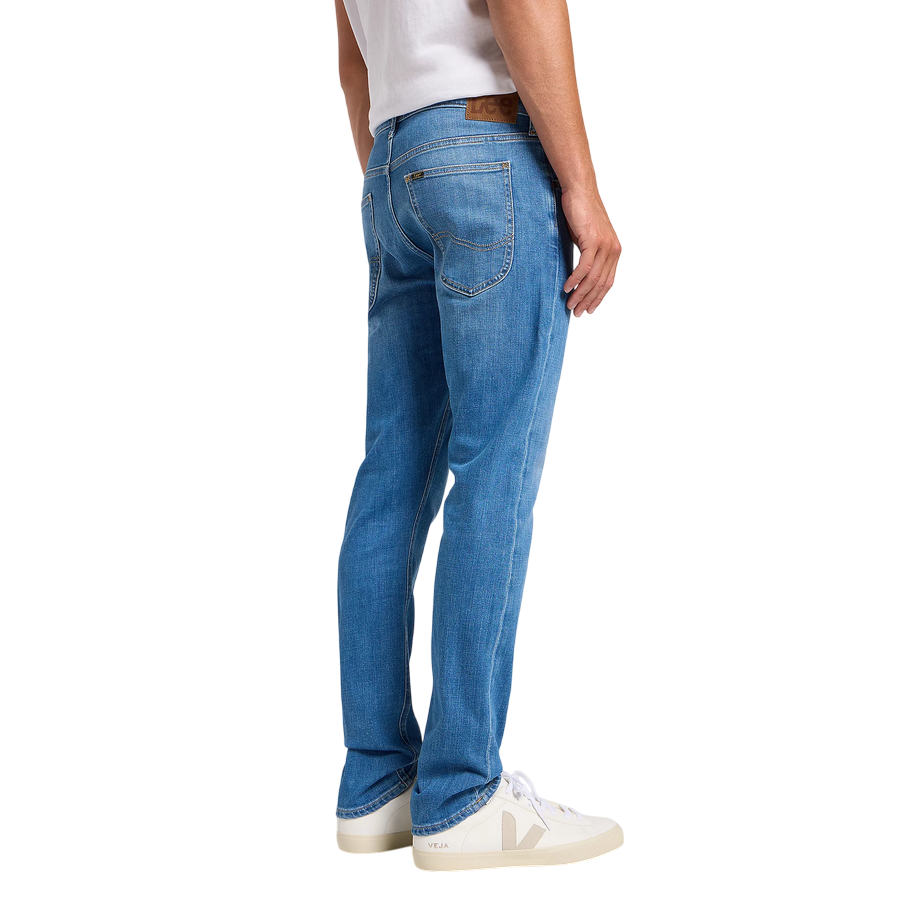 Lee pantalone jeans da uomo Luke Low Stretch 112363975 SILO blu medio
