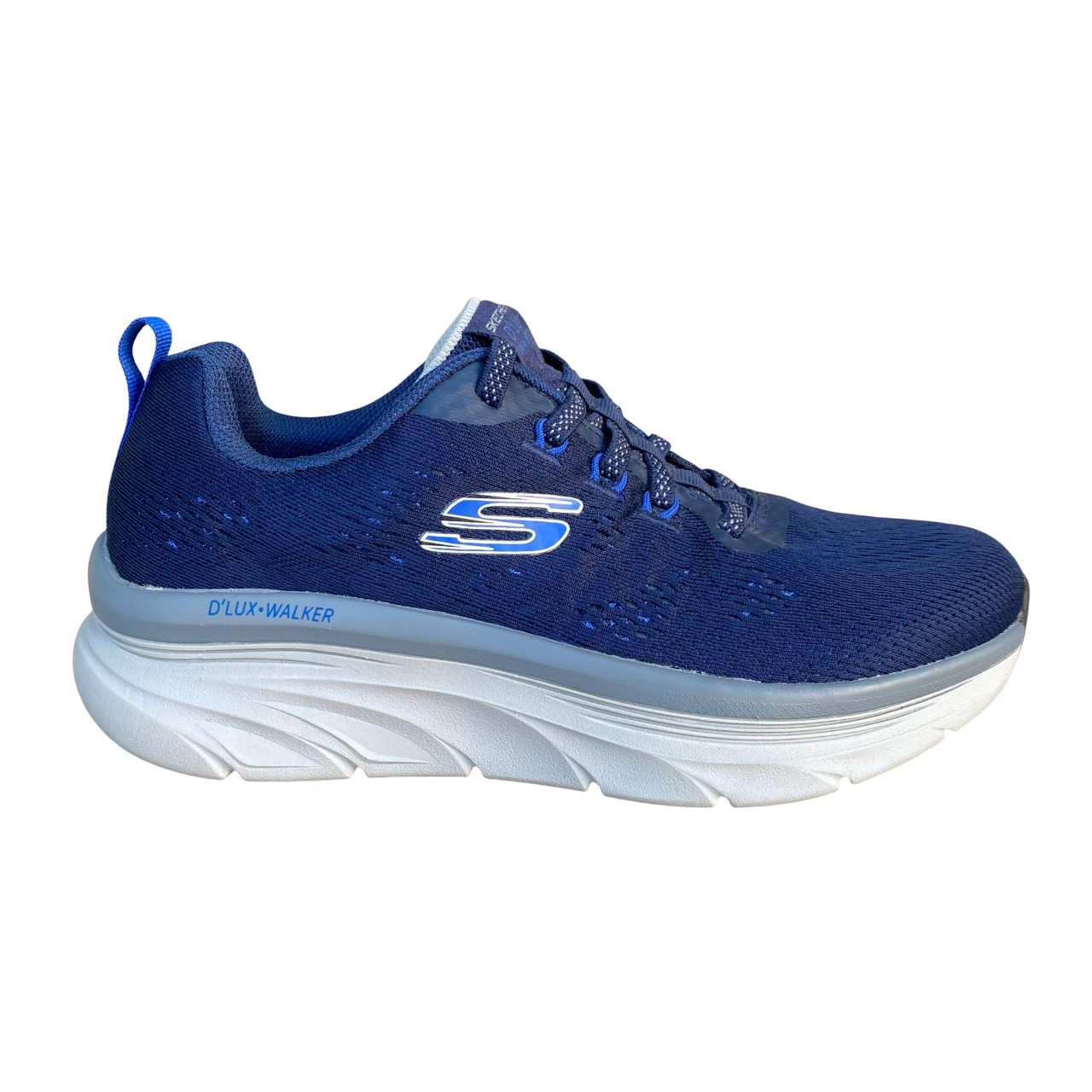 Skechers D'Lux Walker Commuter scarpa da ginnastica con laccio elastico 232261/NVGY blu
