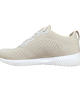 Sneakers Skechers Bobs Squad Tough Talk 32504 colore naturale, calzature donna leggere e confortevoli - vista interna