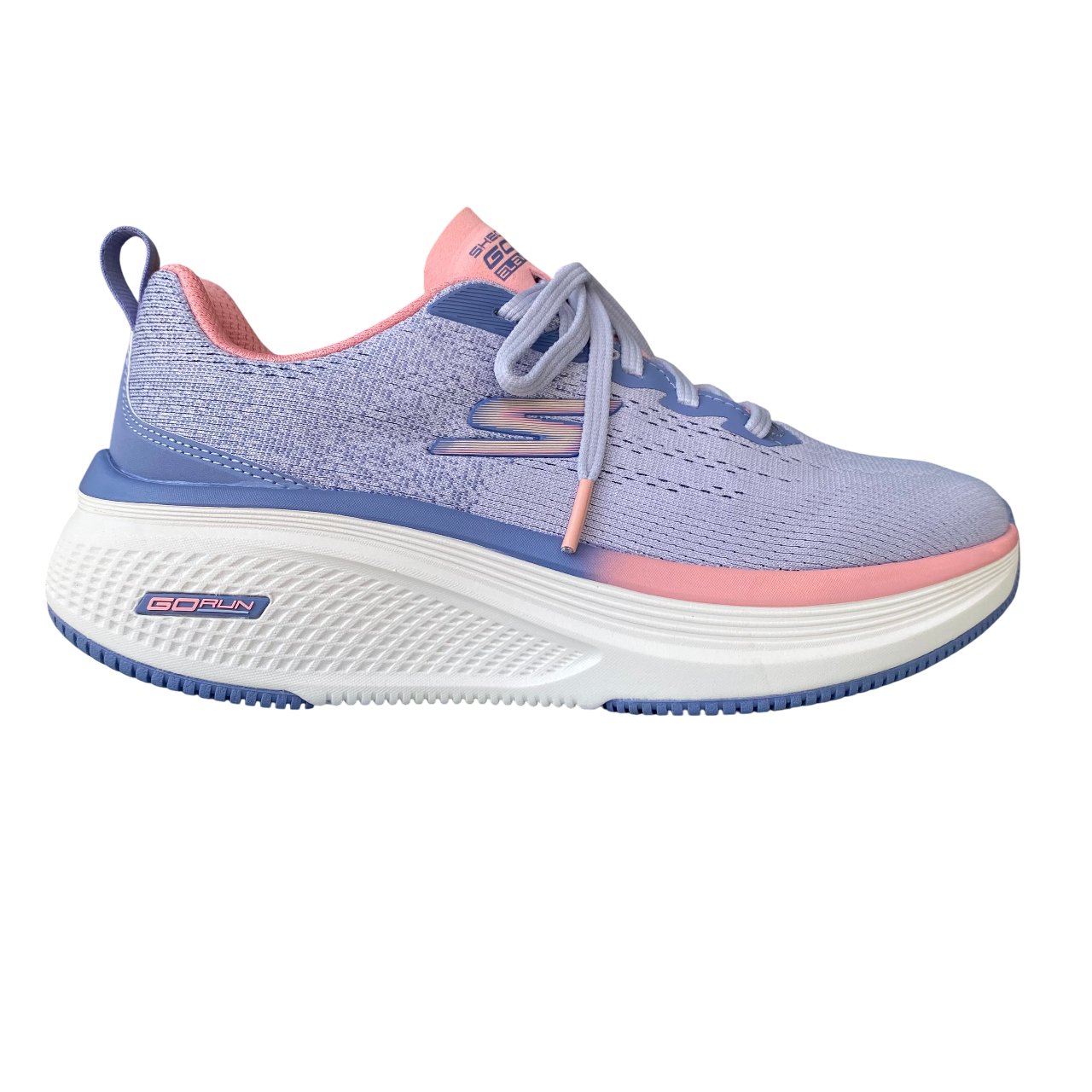 Skechers GO RUN Elevate 2.0 | Scarpe Running Donna blu-rosa | 129000/BLPK vista laterale esterno