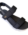 Sandali Skechers Uno Summer Stand2 neri donna 119813 vegan con suola ammortizzata e design estivo elegante vista dall'alto