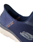 Scarpe Skechers Slip-ins Summits High Range vegan da uomo, colore blu navy (232457/NVY), con tecnologia Hands Free e soletta Air-Cooled Memory Foam
