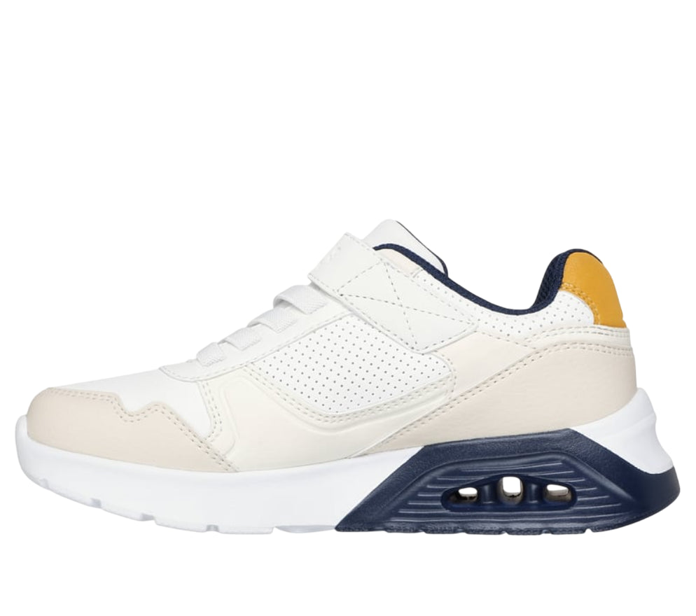 Skechers Sneakers junior Uno Lite 2.0 Pillar Duo (417016L/WNT) Bianco - laterale