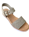 Skechers sandalo da donna BOBS Desert Kiss Serendipitous 114147/OLV oliva_lato3