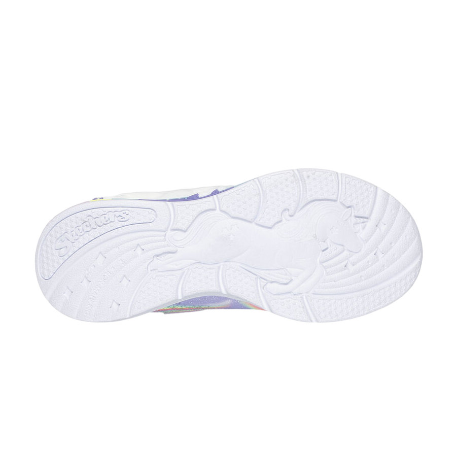 Skechers scarpa da ginnastica con le luci da bambina Unicorn Chaser 302298L/LVMT lavanda