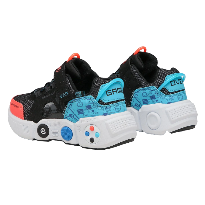 Skechers scarpa da ginnastica da bambino Gametronix 2.0 402260L/BKMT nero