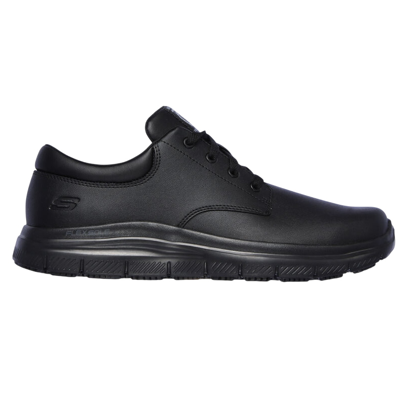 Skechers scarpa da lavoro antiscivolo da uomo Flex Advantage SR Fourche 77513EC/BLK nero