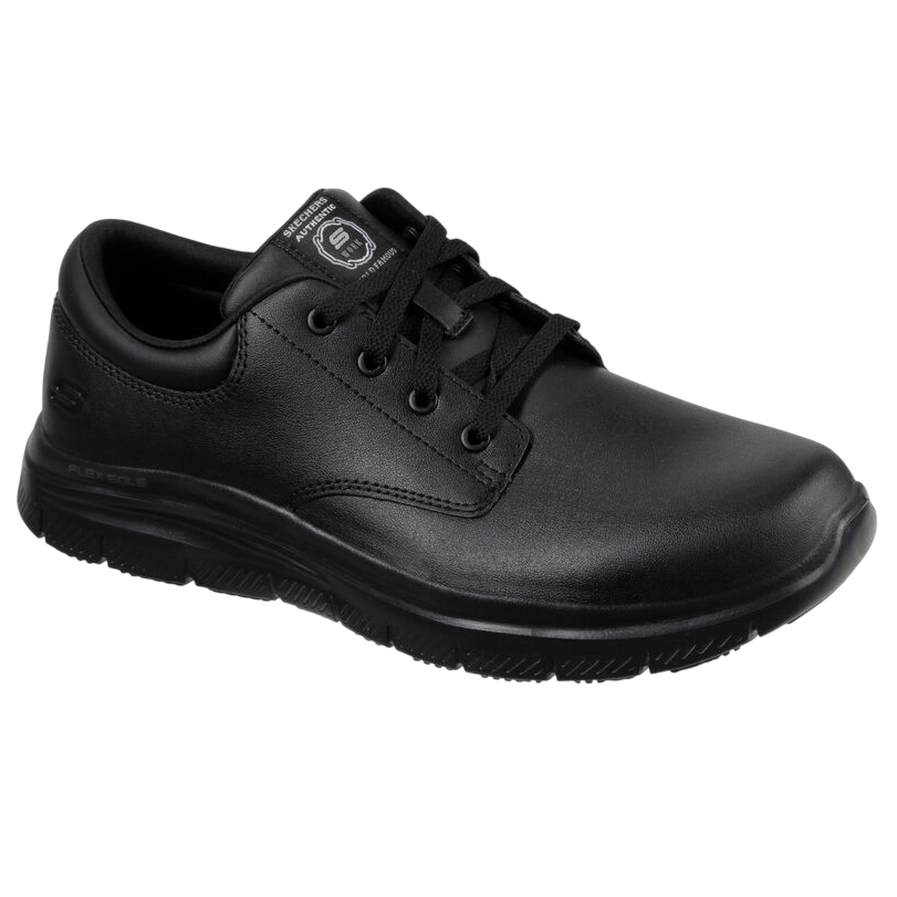 Skechers scarpa da lavoro antiscivolo da uomo Flex Advantage SR Fourche 77513EC/BLK nero