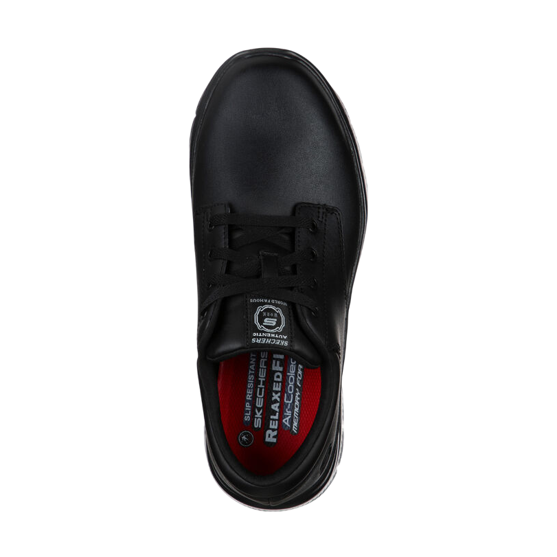 Skechers scarpa da lavoro antiscivolo da uomo Flex Advantage SR Fourche 77513EC/BLK nero
