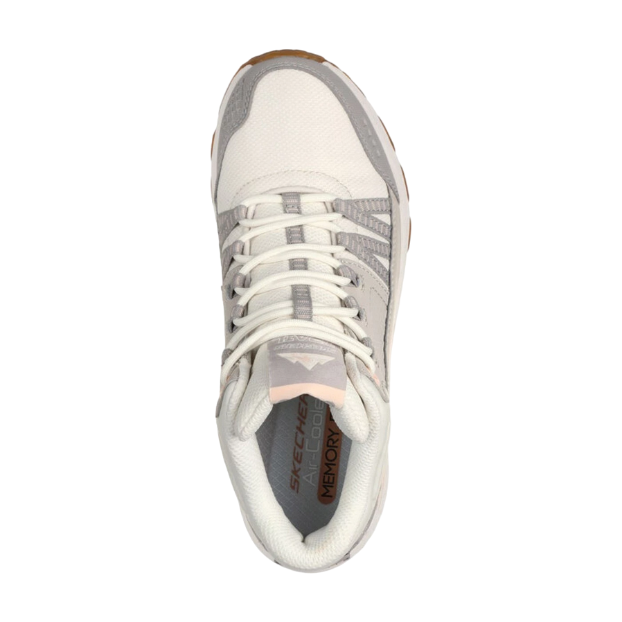 Skechers scarpa da trail alta da donna Escape Plan Outward Voyage 180063/OFWT bianco spento