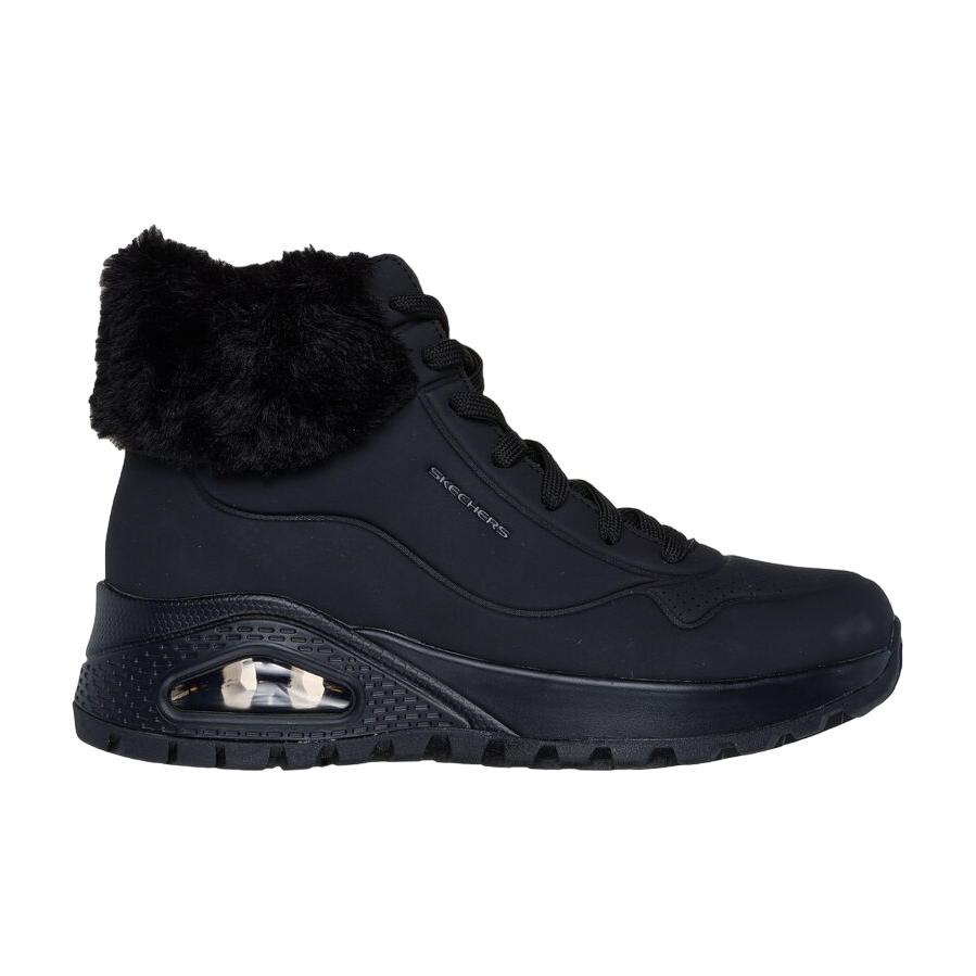 Skechers scarpa sneakers alta da donna Uni Rugged Fall Air 167274/BBK nero