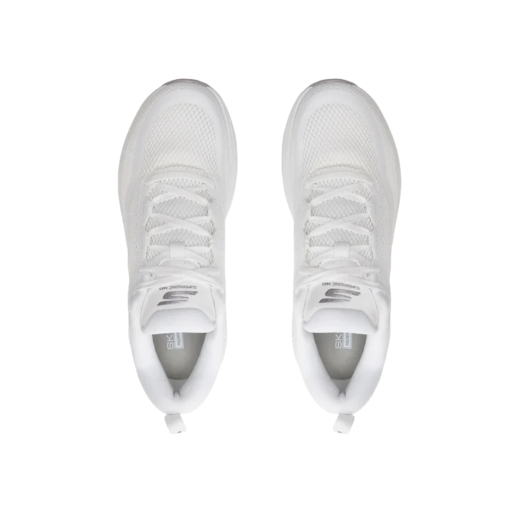 Skeckers scarpa da corsa da donna Go Run Supersonic Max 172086/WSL bianco-argento