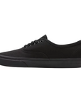 Sneakers Vans unisex vista laterale interna in tela total black